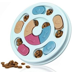 Dog toy fun interactive puzzle for feeding